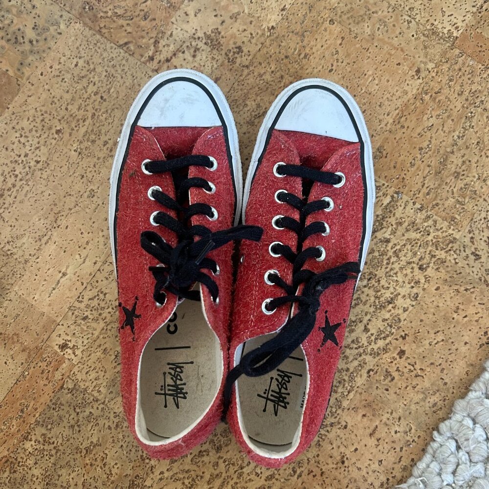 Converse Stussy x Chuck 70 Low Poppy Red A07664C - Picture 3 of 4